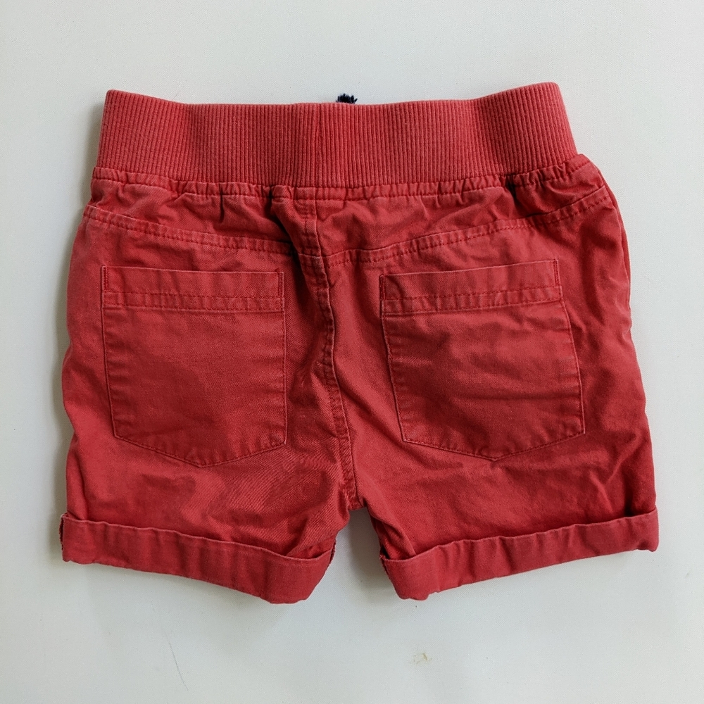 Joules Red Shorts with Rabbit Embroidery - Picture 2 of 2